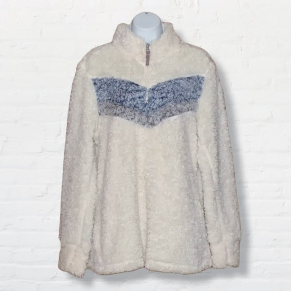 Nwot Weatherproof Pullover Sherpa Jacket - image 5